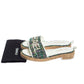 CHANEL TWEED LEATHER MULES SANDALS