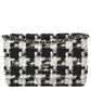 CHANEL TWEED QUILTED WALLET ON A CHAIN