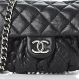 CHL -  WASHED LAMBSKIN QUILTED MINI CHAIN AROUND FLAP BAG