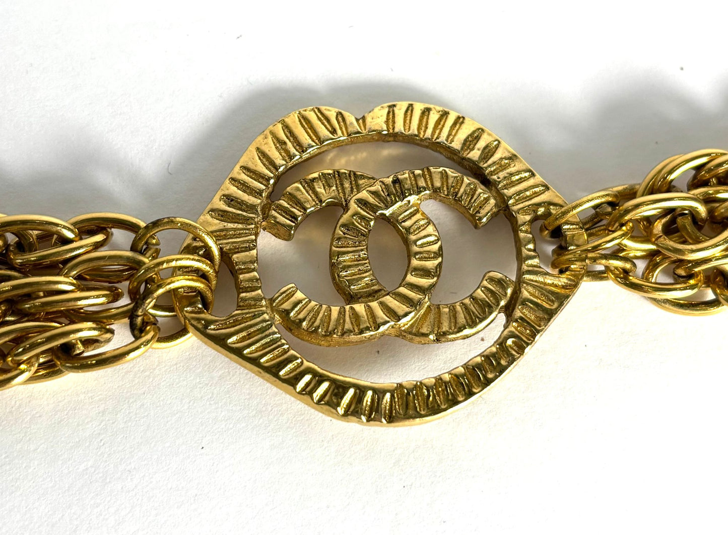 CHANEL COCO MARK MULTI CHAIN BRACELET