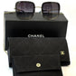 CHANEL INTERLOCKING LOGO SQUARE SUNGLASSES