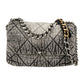 CHANEL 19 DISTRESSED DENIM BAG