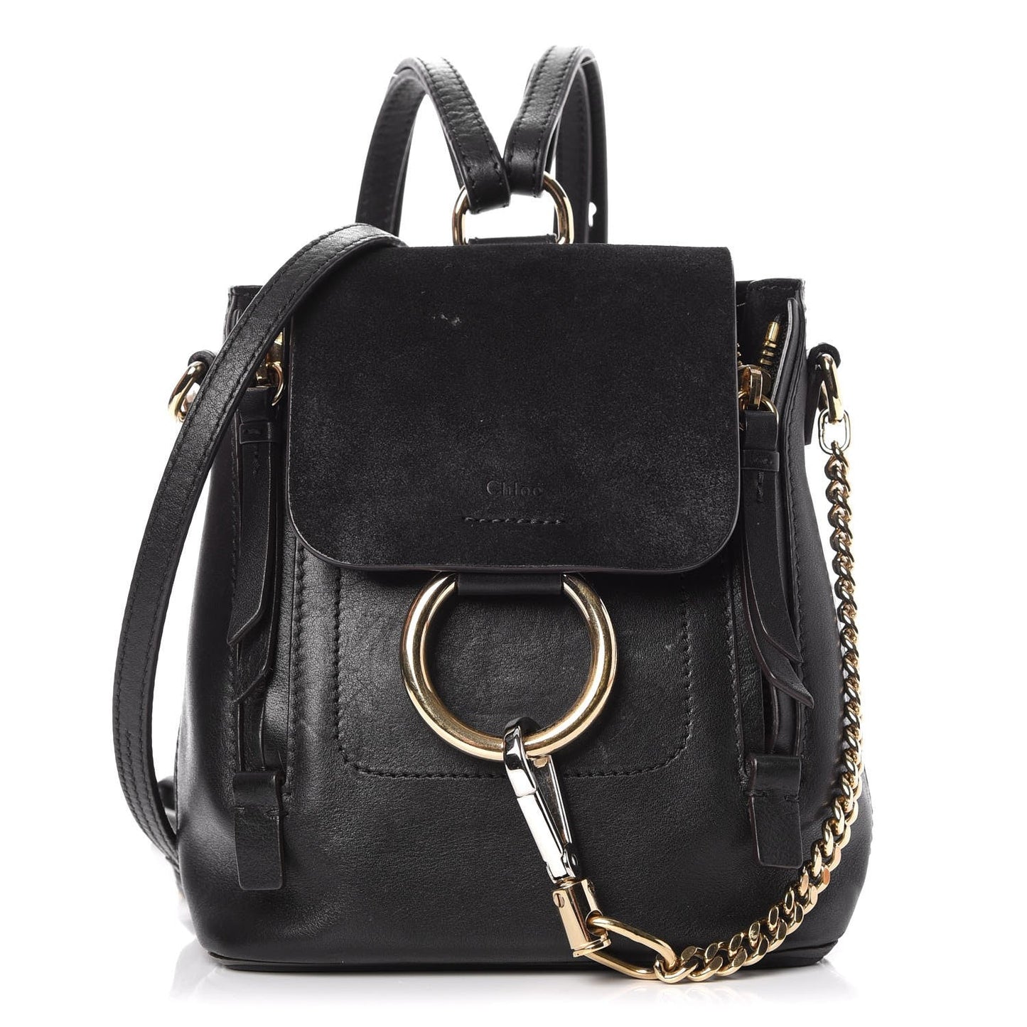 CHL - O? SUEDE CALFSKIN FAYE BACKPACK