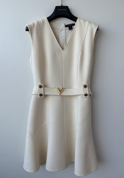 Louis Vuitton - Mini A Line Dress in Ecru
