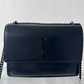 Saint Laurent Sunset leather crossbody bag - full set