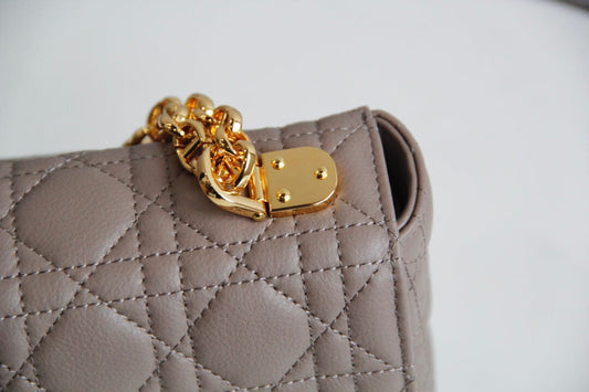 DIR 2023 Caro pink real leather sling shoulder bag