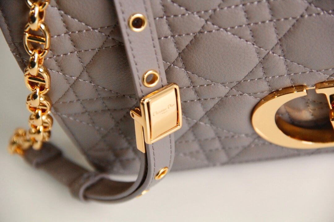 DIR 2023 Caro pink real leather sling shoulder bag
