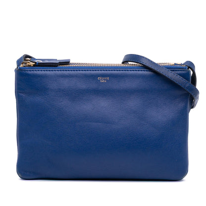 Celine Small Lambskin Trio Crossbody