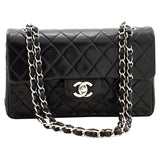 CHANEL Classic Double Flap Bag Quilted Caviar Medium