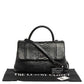 Chanel Black Python Medium Coco Top Handle Bag