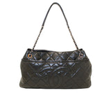 CHANEL CAVIAR QUILTED LEATHER TIMELESS CC SOFT SHOPPER TOTE BAG