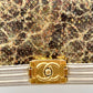 Chanel Boy Metallic Gold Python Flap Bag