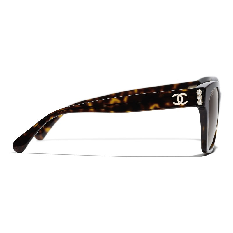 CHANEL CC FAUX PEARL SUNGLASSES