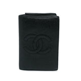 Chanel CC Caviar Bi Fold Card Holder (SHG-GcMVGD)