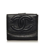 Chanel CC Caviar Leather Wallet (SHG-34255)