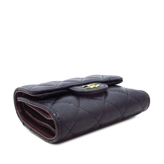 Chanel CC Caviar Trifold Wallet (SHG-NnCEHv)