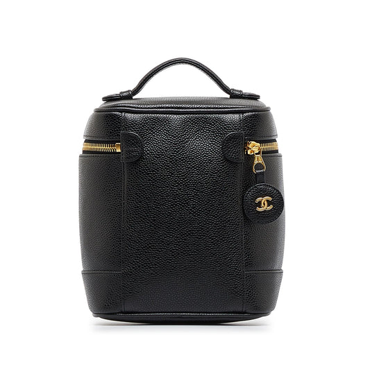 Chanel CC Caviar Vanity Bag (SHG-odlI79)