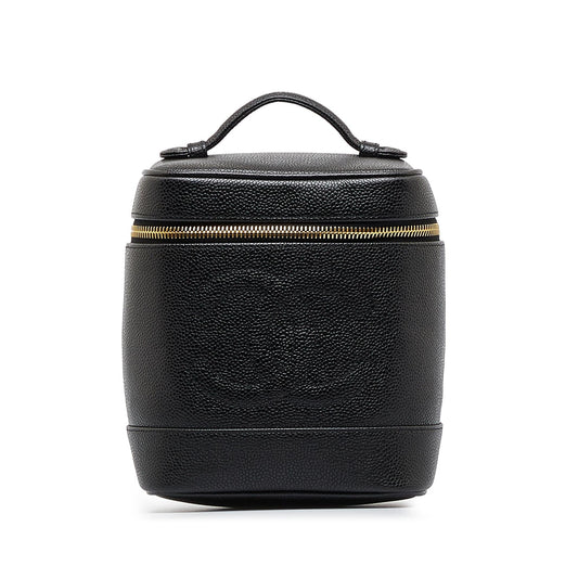 Chanel CC Caviar Vanity Bag (SHG-odlI79)