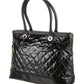 CHANEL CC CHARM QUILTED MEDIUM TOTE BAG