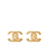 Chanel CC Clip-on Earrings (SHG-bwaGwP)