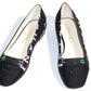 CHANEL CC COCO MARK PRINT BALLET FLATS