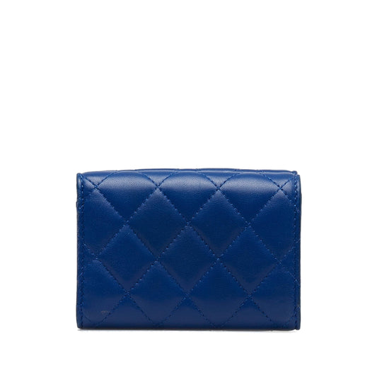 Chanel CC Lambskin Trifold Flap Wallet (SHG-pwFkiW)