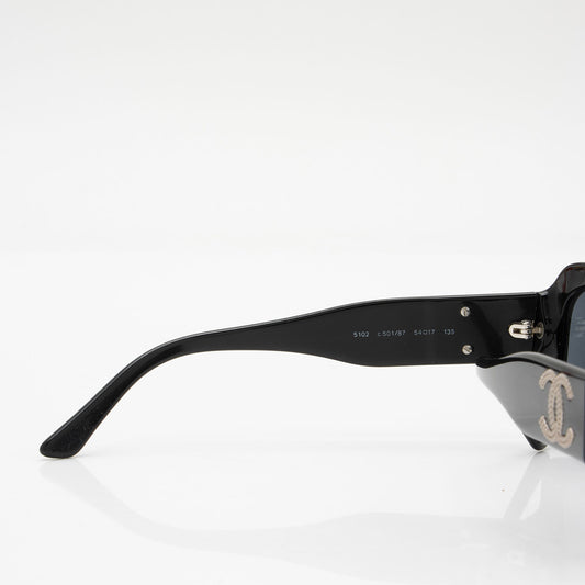 Chanel CC Logo Sunglasses (SHF-PRoiuq)