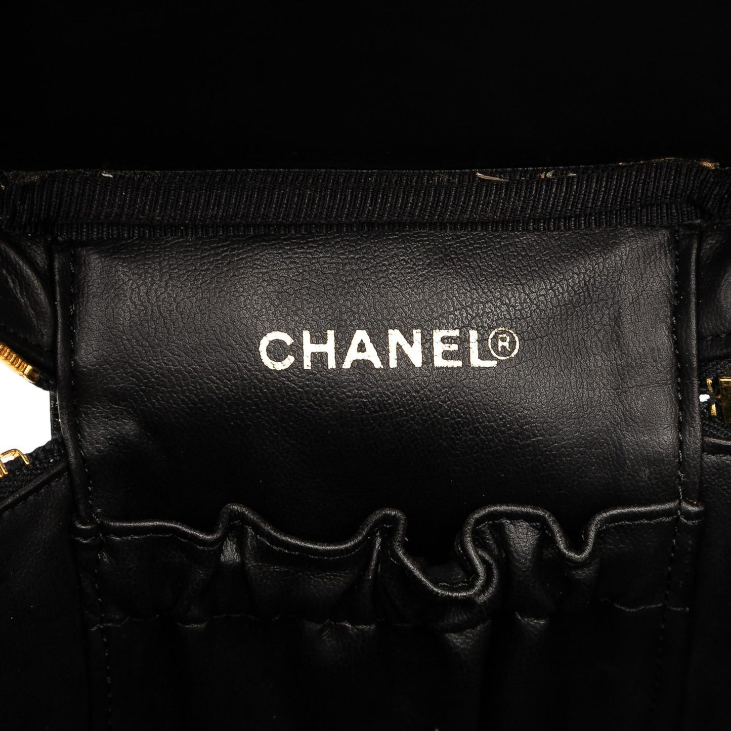 Chanel CC Patent Vanity Bag