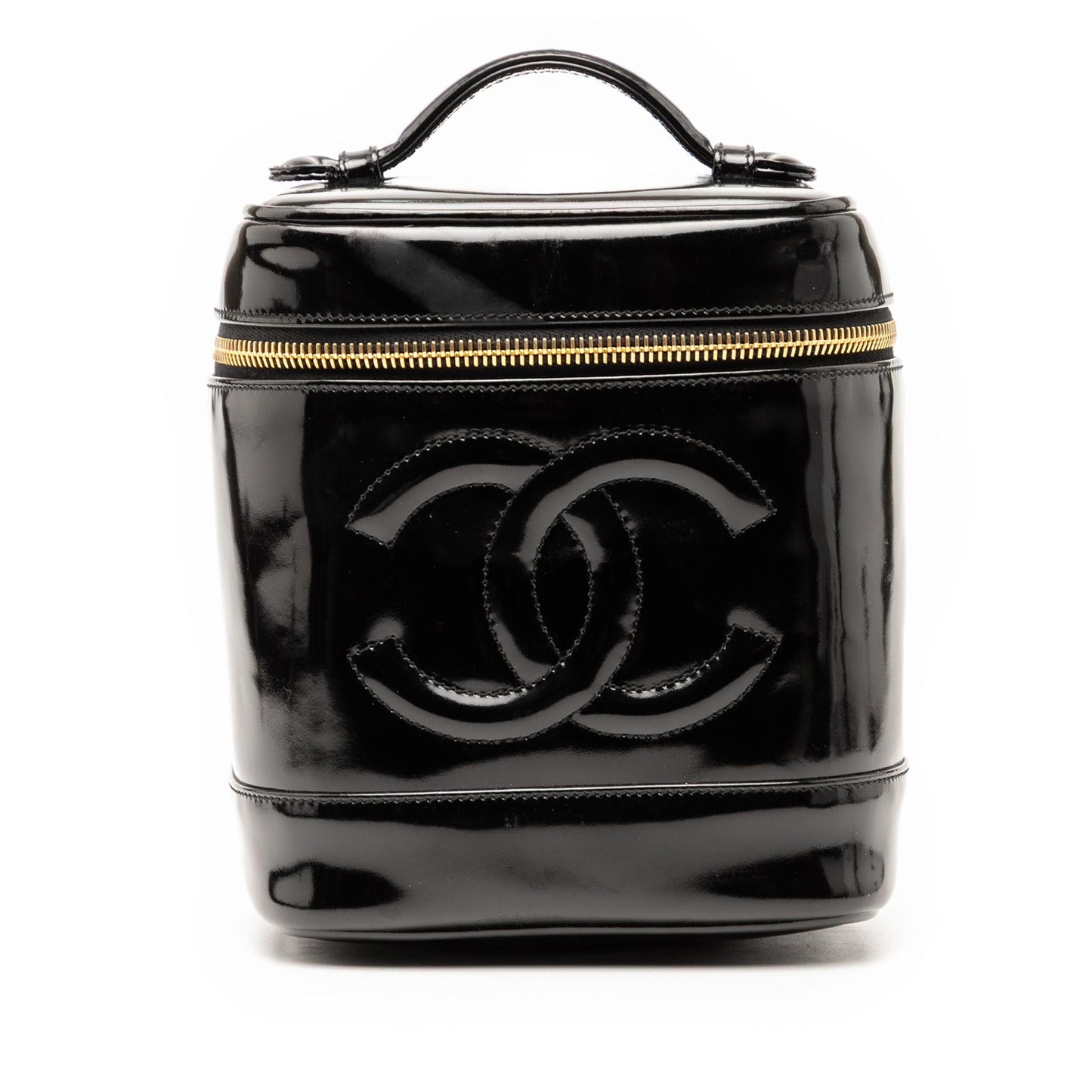 Chanel CC Patent Vanity Bag