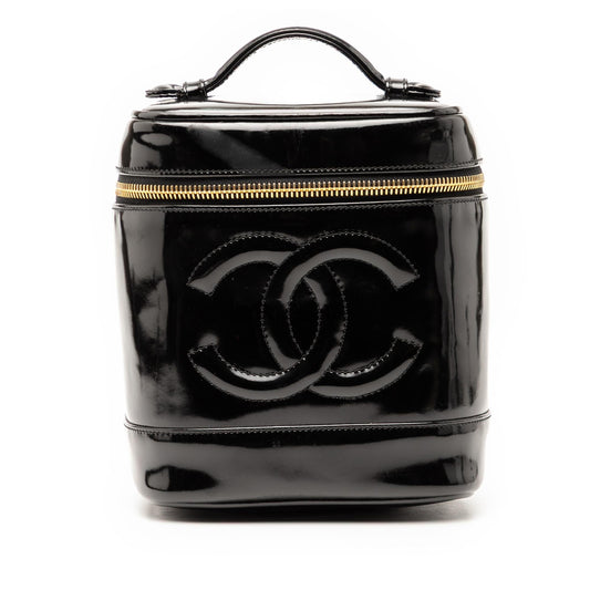 Chanel CC Patent Vanity Bag