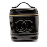 Chanel CC Patent Vanity Bag