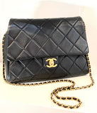 CHL -  QUILTED LAMBSKIN FLAP BAG