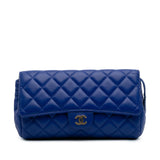 Chanel CC Quilted Lambskin Zip Vanity Flap