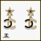 CHANEL CC STAR DROP EARRINGS