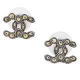 Chanel CC Stud Earrings (SHF-20236)