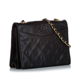 Chanel CC Timeless Lambskin Leather Shoulder Bag (SHG-27963)
