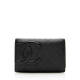 Chanel Calfskin Quilted Cambon Coin Case (SHF-19460)