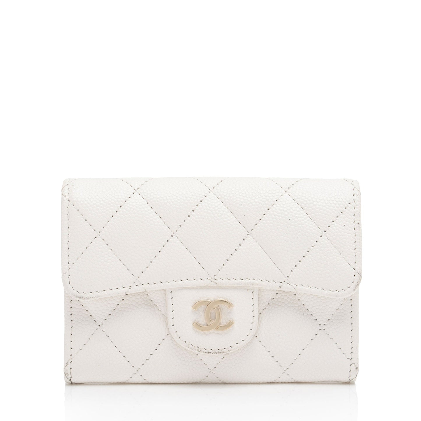 Chanel Caviar Leather Classic Card Holder (SHF-RUM2mf)