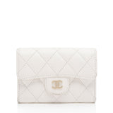 Chanel Caviar Leather Classic Card Holder (SHF-RUM2mf)