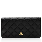 Chanel Caviar Leather CC Yen Wallet (SHF-xXH8cp)