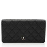 Chanel Caviar Leather CC Yen Wallet