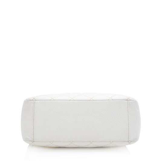 Chanel Caviar Leather Petite Shopping Tote (SHF-21296)