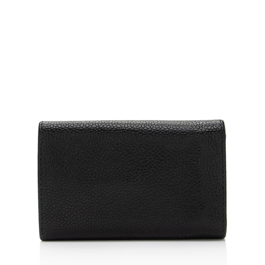 Chanel Caviar Leather Timeless CC 6 Key Holder (SHF-mNPvc8)