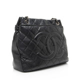 Chanel Caviar Leather Timeless CC Soft Large Tote (SHF-23601)