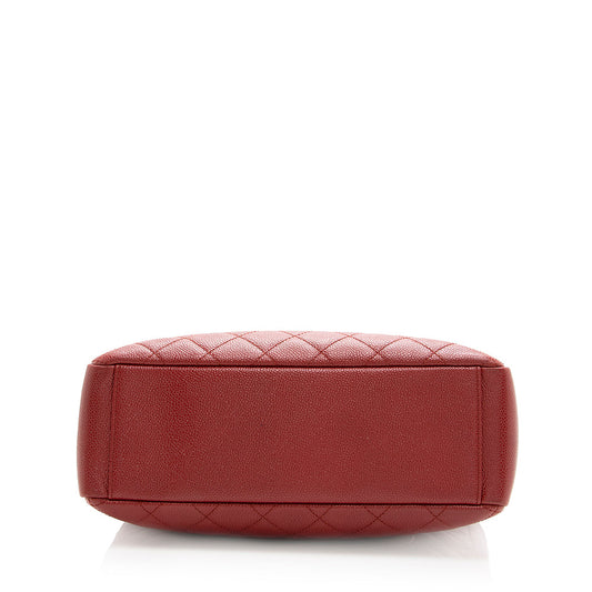 Chanel Caviar Leather Vertical Grand Shopping Tote (SHF-19404)