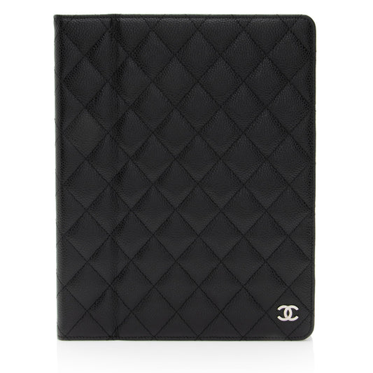 Chanel Caviar Leather iPad Case