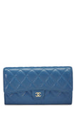 CHANEL CAVIAR QUILTED LAMBSKIN CLASSIC FLAP WALLET