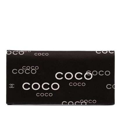 Chanel Denim Coco Flap Wallet