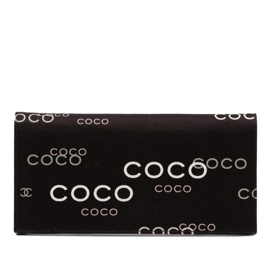 Chanel Denim Coco Flap Wallet