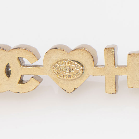 Chanel Enamel Pearl CC Brooch (SHF-JrKkba)